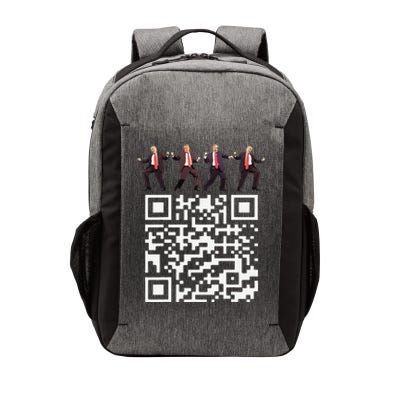 Funny Qr President Trump Dance Code 4547 2024 Back Print Vector Backpack