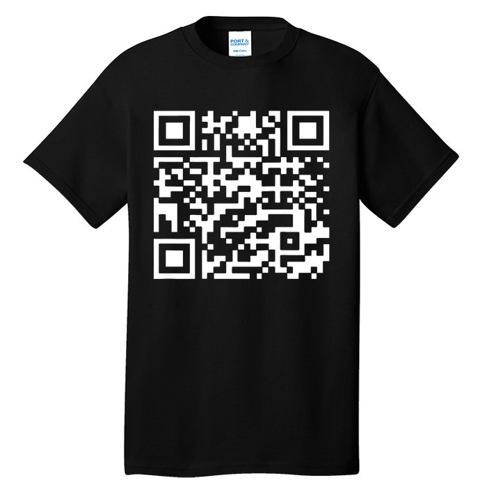 Funny Qr President Trump 45/47 Trump Dancing Code Tall T-Shirt