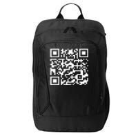 Funny Qr President Trump 45/47 Trump Dancing Code City Backpack