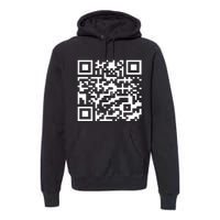 Funny Qr President Trump 45/47 Trump Dancing Code Premium Hoodie