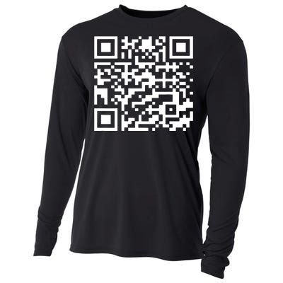 Funny Qr President Trump 45/47 Trump Dancing Code Cooling Performance Long Sleeve Crew