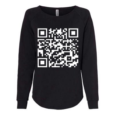 Funny Qr President Trump 45/47 Trump Dancing Code Womens California Wash Sweatshirt