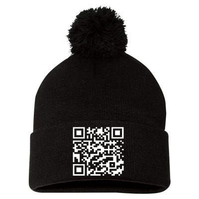 Funny Qr President Trump 45/47 Trump Dancing Code Pom Pom 12in Knit Beanie