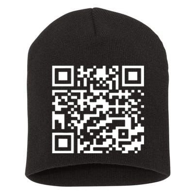 Funny Qr President Trump 45/47 Trump Dancing Code Short Acrylic Beanie