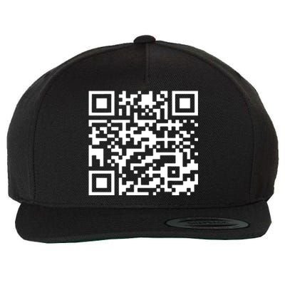 Funny Qr President Trump 45/47 Trump Dancing Code Wool Snapback Cap