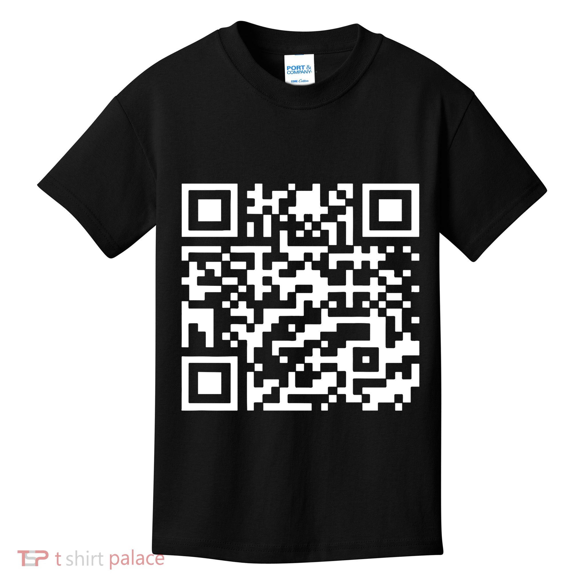 Funny Qr President Trump 45/47 Trump Dancing Code Kids T-Shirt