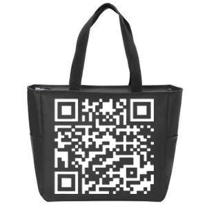 Funny Qr President Trump 45/47 Trump Dancing Code Zip Tote Bag