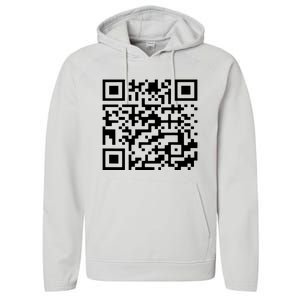 Funny Qr President Trump 45/47 Trump Dancing Code Performance Fleece Hoodie