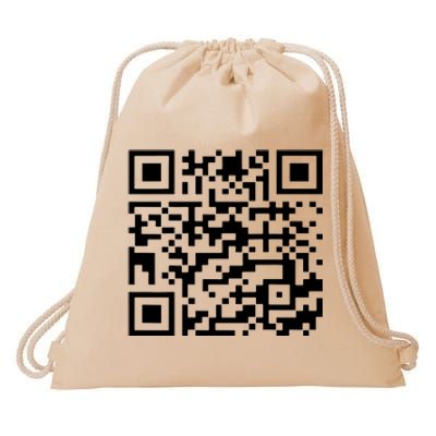 Funny Qr President Trump 45/47 Trump Dancing Code Drawstring Bag