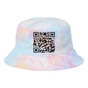 Funny Qr President Trump 45/47 Trump Dancing Code Tie Dye Newport Bucket Hat