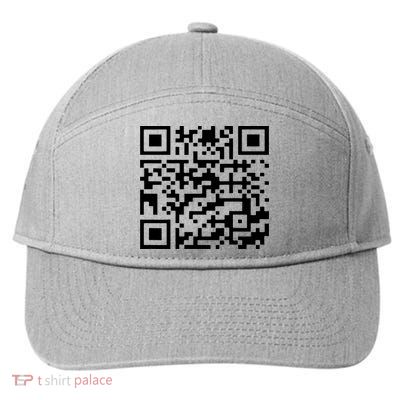 Funny Qr President Trump 45/47 Trump Dancing Code 7-Panel Snapback Hat