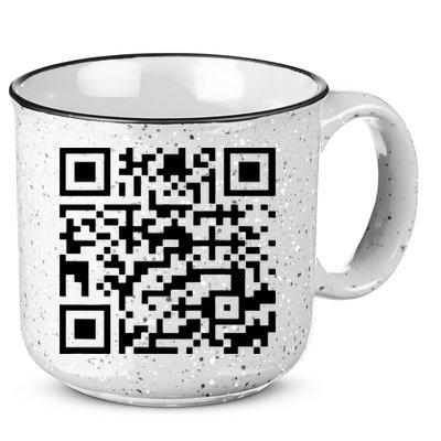 Funny Qr President Trump 45/47 Trump Dancing Code 15oz Campfire Ceramic Mug
