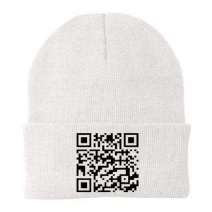 Funny Qr President Trump 45/47 Trump Dancing Code Knit Cap Winter Beanie