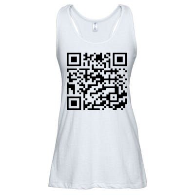 Funny Qr President Trump 45/47 Trump Dancing Code Ladies Essential Flowy Tank