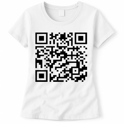 Funny Qr President Trump 45/47 Trump Dancing Code Womens T-Shirt