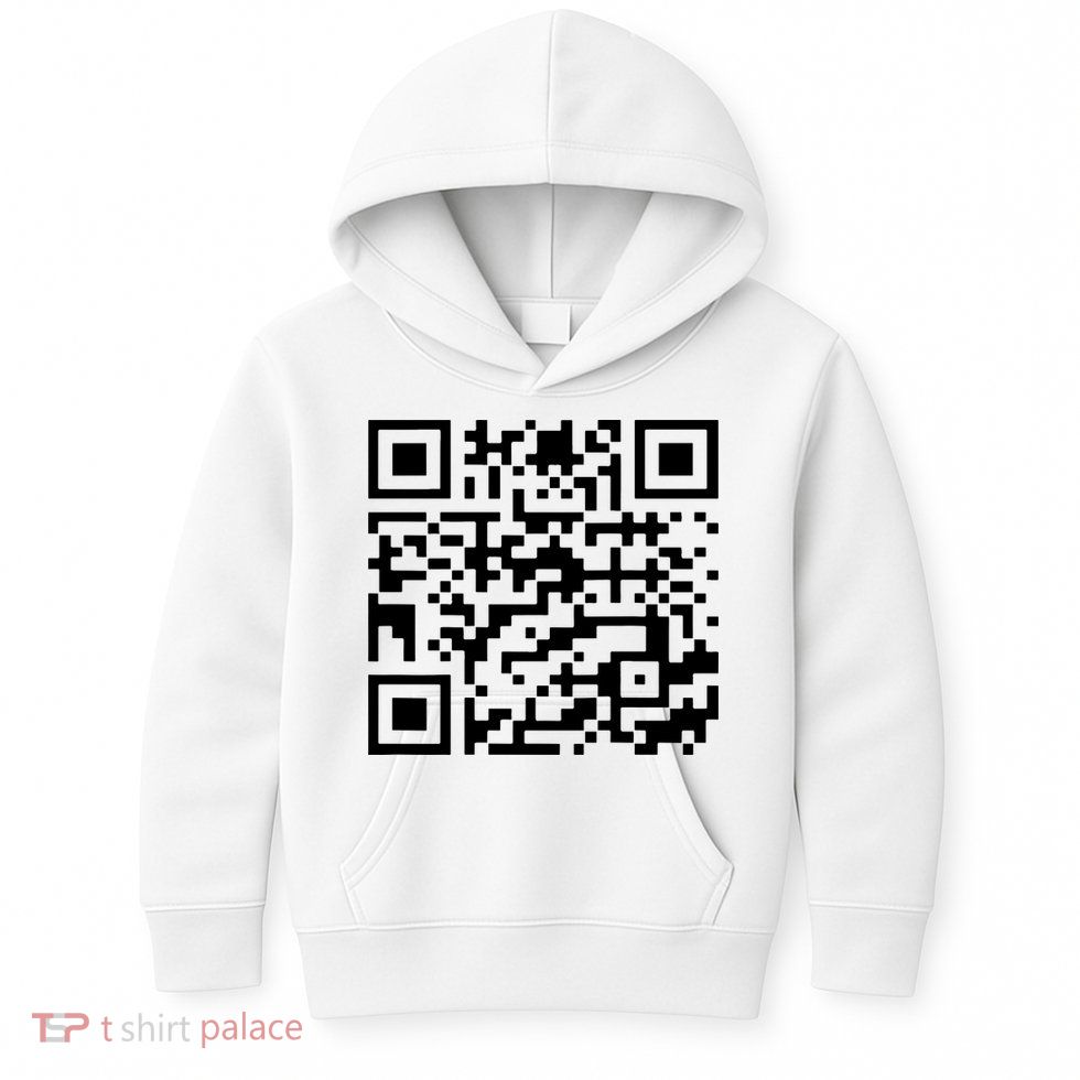 Funny Qr President Trump 45/47 Trump Dancing Code Kids Hoodie