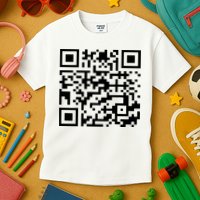 Funny Qr President Trump 45/47 Trump Dancing Code Kids T-Shirt