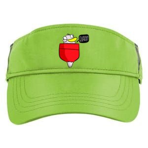 Funny Quack Pocket Duck Duckling Pocket Print Adult Drive Performance Visor