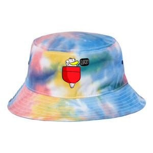 Funny Quack Pocket Duck Duckling Pocket Print Tie Dye Newport Bucket Hat