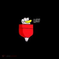 Funny Quack Pocket Duck Duckling Pocket Print Backpack