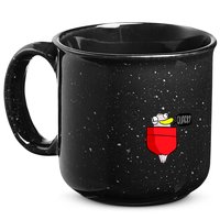 Funny Quack Pocket Duck Duckling Pocket Print 15oz Campfire Ceramic Mug