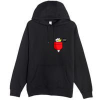 Funny Quack Pocket Duck Duckling Pocket Print Premium Pullover Hoodie