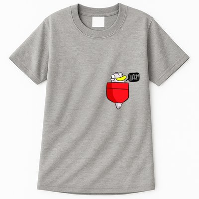 Funny Quack Pocket Duck Duckling Pocket Print Tall T-Shirt
