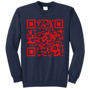 Funny Qr President Trump Dance Code 2 Side Sweatshirt