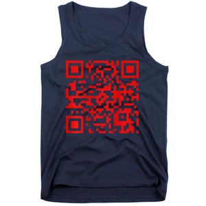 Funny Qr President Trump Dance Code 2 Side Tank Top