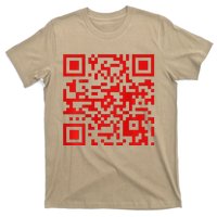 Funny Qr President Trump Dance Code 2 Side T-Shirt