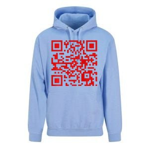 Funny Qr President Trump Dance Code 2 Side Unisex Surf Hoodie