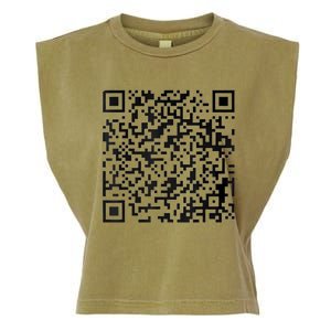 Funny Qr President Trump 4547 Trump Dancing Code Garment-Dyed Women's Muscle Tee