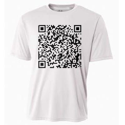 Funny Qr President Trump 4547 Trump Dancing Code Cooling Performance Crew T-Shirt