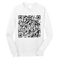 Funny Qr President Trump 4547 Trump Dancing Code Long Sleeve Shirt