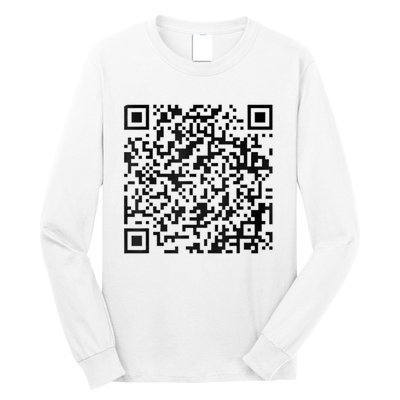 Funny Qr President Trump 4547 Trump Dancing Code Long Sleeve Shirt