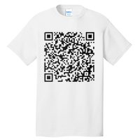 Funny Qr President Trump 4547 Trump Dancing Code Tall T-Shirt