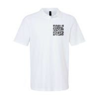 Funny Qr President Trump 4547 Trump Dancing Code Softstyle Adult Sport Polo