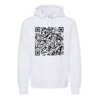 Funny Qr President Trump 4547 Trump Dancing Code Premium Hoodie