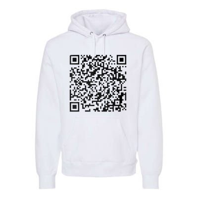 Funny Qr President Trump 4547 Trump Dancing Code Premium Hoodie