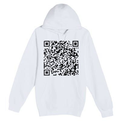 Funny Qr President Trump 4547 Trump Dancing Code Premium Pullover Hoodie