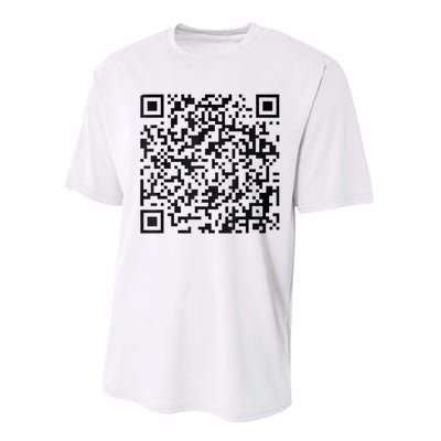 Funny Qr President Trump 4547 Trump Dancing Code Performance Sprint T-Shirt