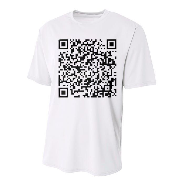 Funny Qr President Trump 4547 Trump Dancing Code Performance Sprint T-Shirt