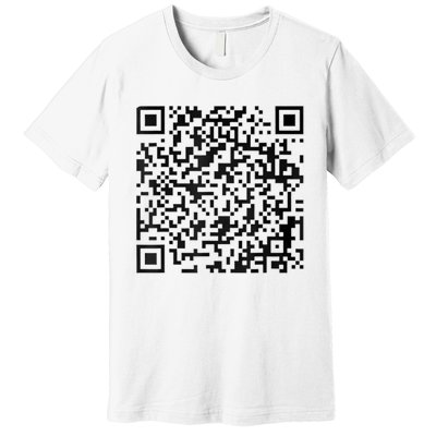 Funny Qr President Trump 4547 Trump Dancing Code Premium T-Shirt