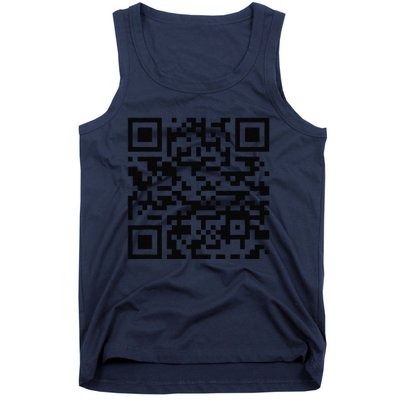 Funny Qr President Trump Dancing Scan And Dance Tank Top