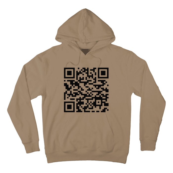 Funny Qr President Trump Dancing Scan And Dance Hoodie