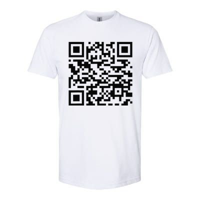 Funny Qr President Trump Dancing Scan And Dance Softstyle CVC T-Shirt