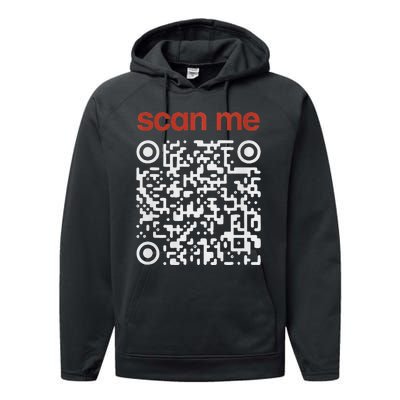 Funny Qr President Trump Dance Code Trump 4547 Performance Fleece Hoodie