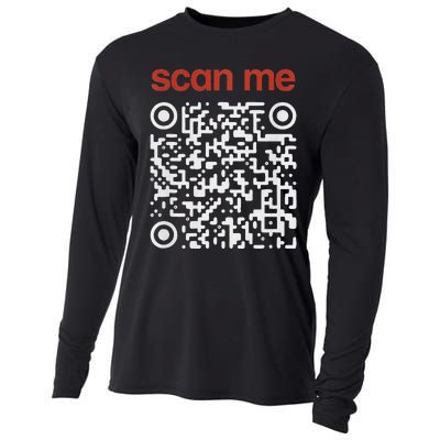 Funny Qr President Trump Dance Code Trump 4547 Cooling Performance Long Sleeve Crew