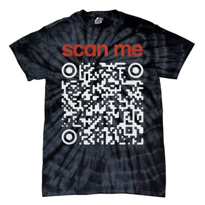 Funny Qr President Trump Dance Code Trump 4547 Tie-Dye T-Shirt