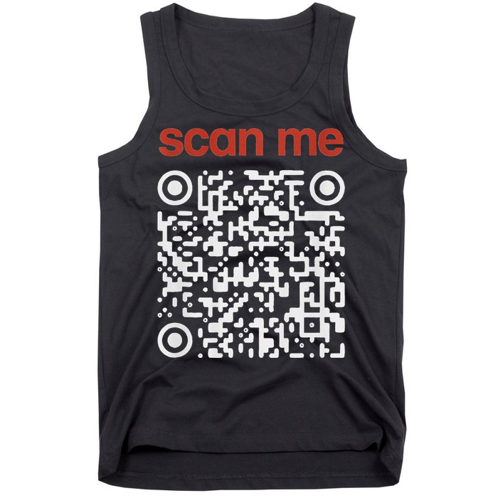 Funny Qr President Trump Dance Code Trump 4547 Tank Top